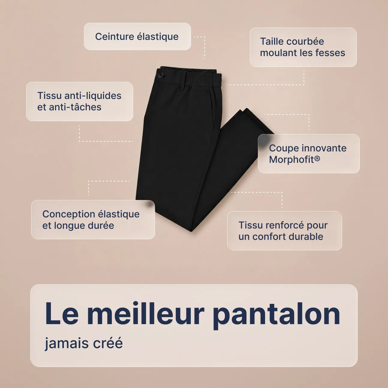Pantalon Extensible MorphoFit™ 3.0
