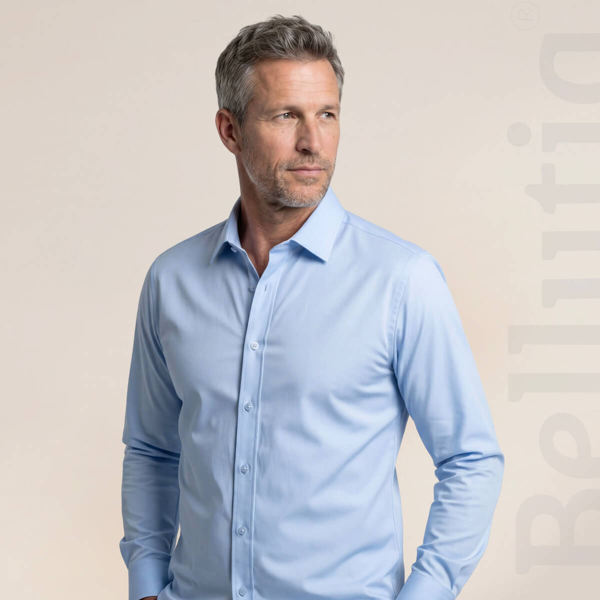 Chemise Infroissable à Coupe Ajustée