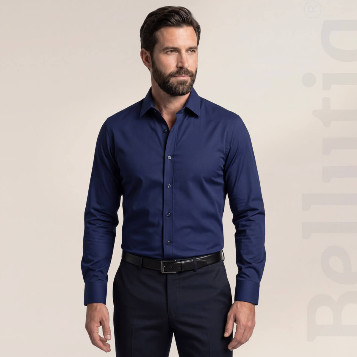 Chemise Infroissable à Coupe Ajustée