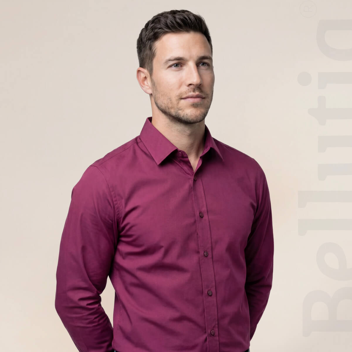 Chemise Infroissable à Coupe Ajustée