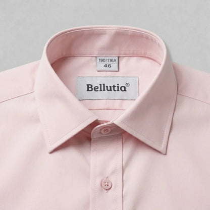 Chemise Ajustée à Manches Courtes